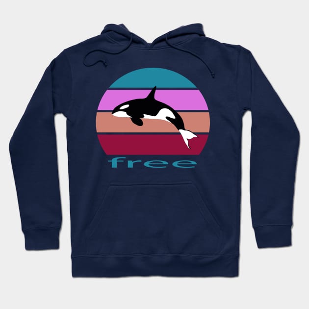 Free orca Hoodie by Rat Bons